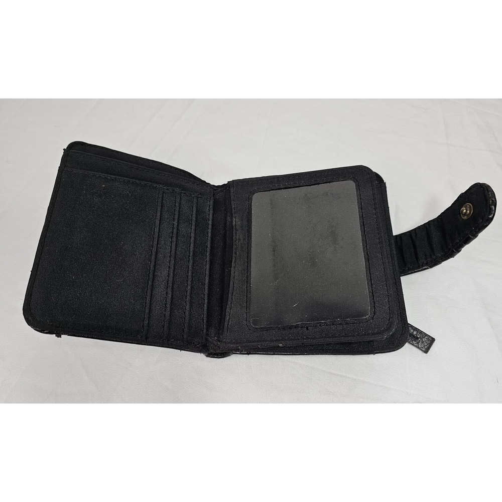 Guang Tong [On Snap] Wallet 5x4 Bi-Fold‎ W/Flip Inside. No Material Tag Inside - Picture 3 of 4